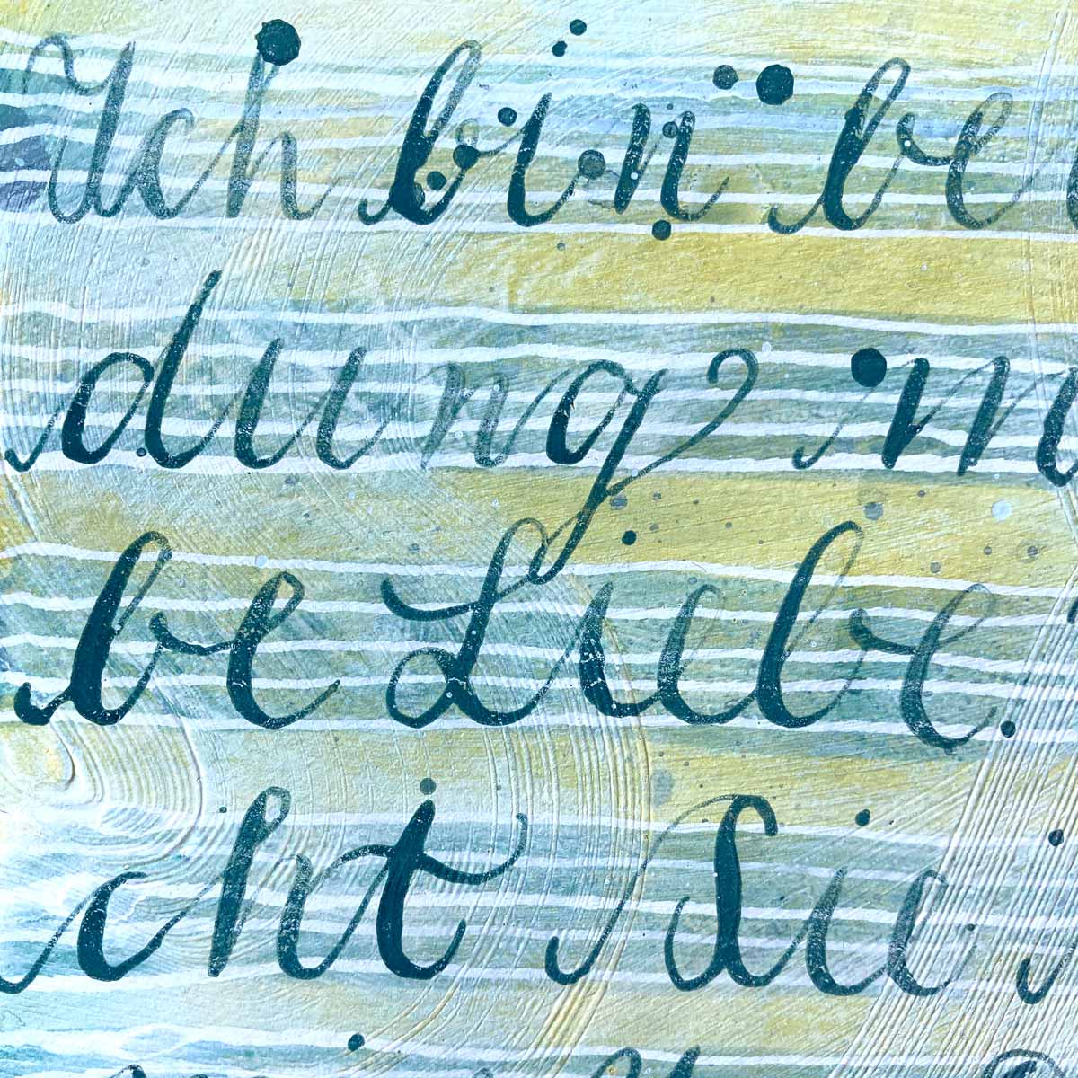 Das Schriftbild und die Liebe