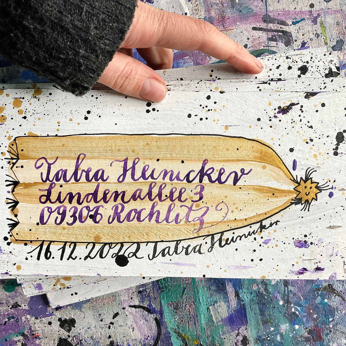 Ich habe das Universum gestreift