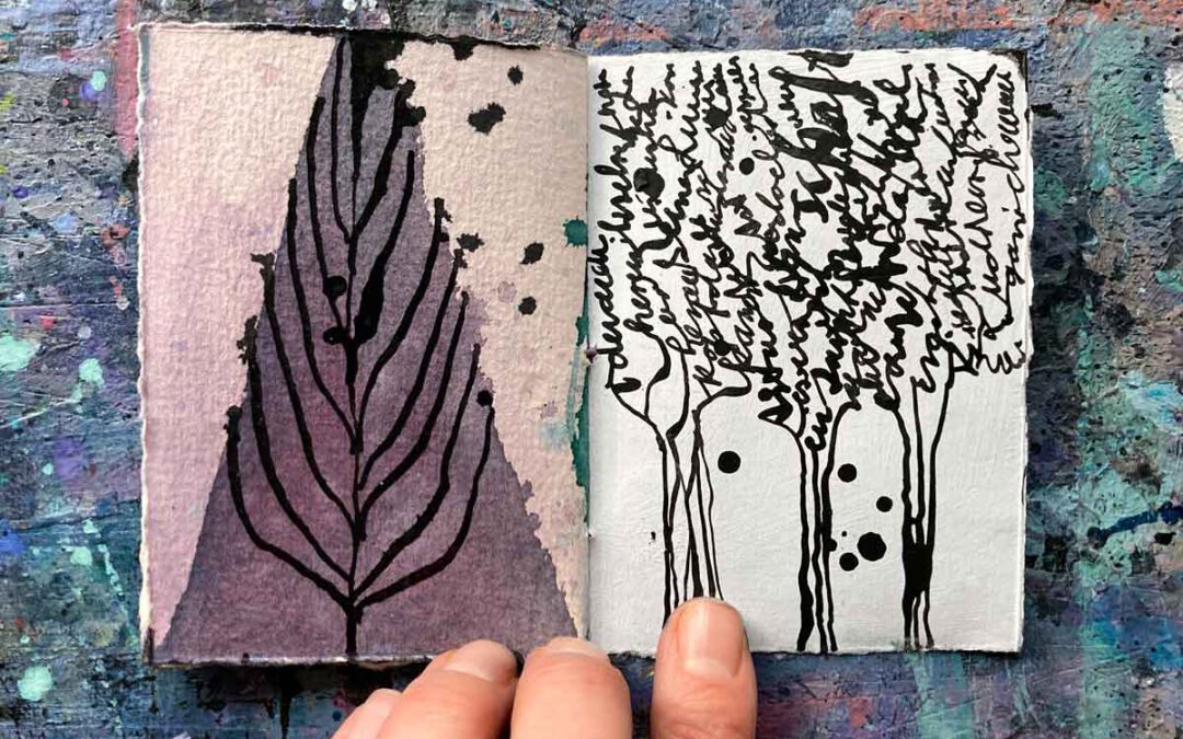 Kalligrafische Handschrift & Baumbuch