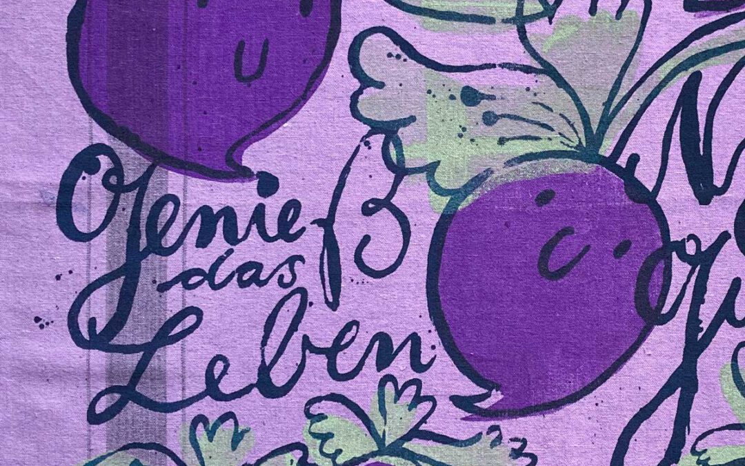 Tadieschen im Siebdruck