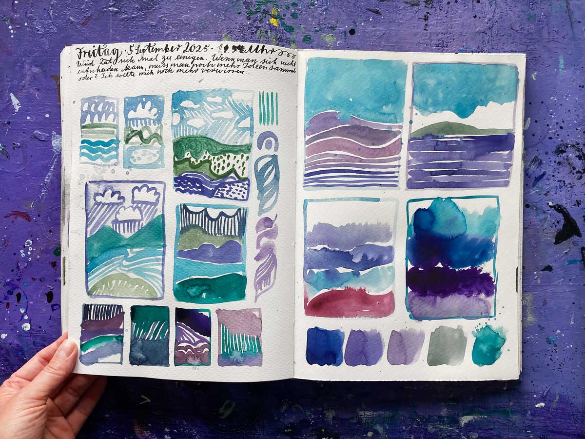 Landschaft imPuzzledruck: