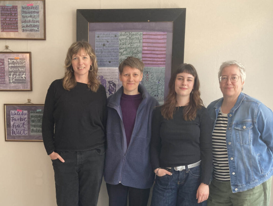 Vier in der fünf – Katrin Richter, Tabea Heinicker, Shanelle Matthes und Conny Klose